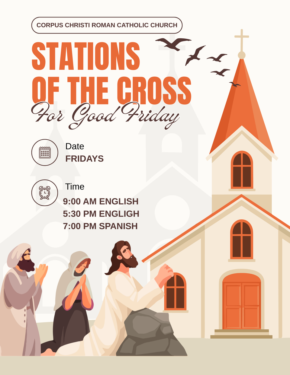 Stations of the Cross/Estaciones de la Cruz